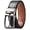 Gunmetal Buckle- Black/Brown, variant on Men Reversible Leather Belts