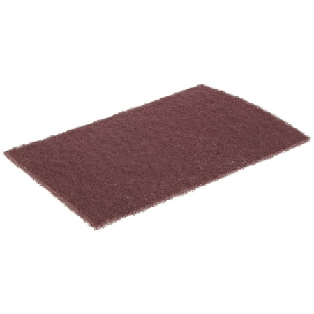 Norton Bear-Tex General Purpose Non-Woven Abrasive Hand Pad, Best Performance, Maroon Color, Aluminum Oxide, Grit Very Fine (Pack of 20),.., By Norton Abrasives - St.
