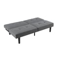 thumbnail image 4 of Mainstays Futon de studio, Gris, 4 of 8
