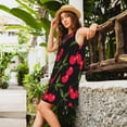 thumbnail image 2 of Disketp Cherry para Vestido sin Mangas para Mujeres, Vestidos de Verano para Mujeres, Casual y Holgado para la Playa, 2 of 7