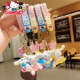 thumbnail image 2 of Sanrio Melody Kuromi Hello Kitty Cinnamoroll Moon llavero muñeca colgante adorno bolso de escuela llavero adornos joyería vacaciones YAOSANBAO BAO unisex, 2 of 2