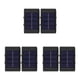 thumbnail image 5 of Yuarrent 2 piezas de luz solar de pared decorativa impermeable a prueba de lluvia con pilas recargables lámpara recargable 4 cuentas cálidas Type1 NO1, 5 of 6