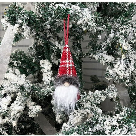 

Transer Christmas Decorations Christmas Ball Hat Faceless Baby Pendant Creative Old Man Dwarf Rudolph Doll Indoor Outdoor Christmas Decorations Christmas Xmas Ornaments