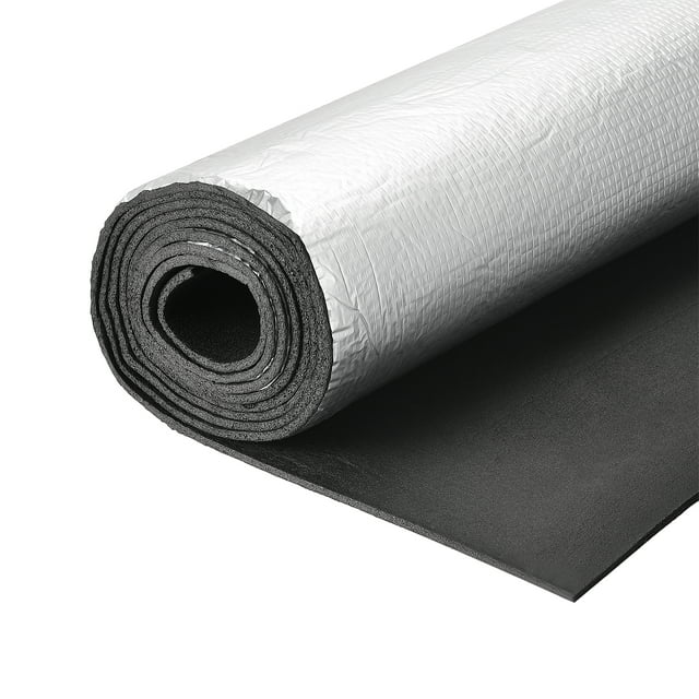 Unique Bargains Feuille d'Isolation Imperméable en Mousse de Caoutchouc 3meterx0.5meterx5milimeter