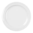 thumbnail image 1 of Excellanté Milan Collection Mélamine Blanche Assiette à Dessert Ronde 7-1/4 Pouces, Blanche, 12 Pcs, 1 of 2