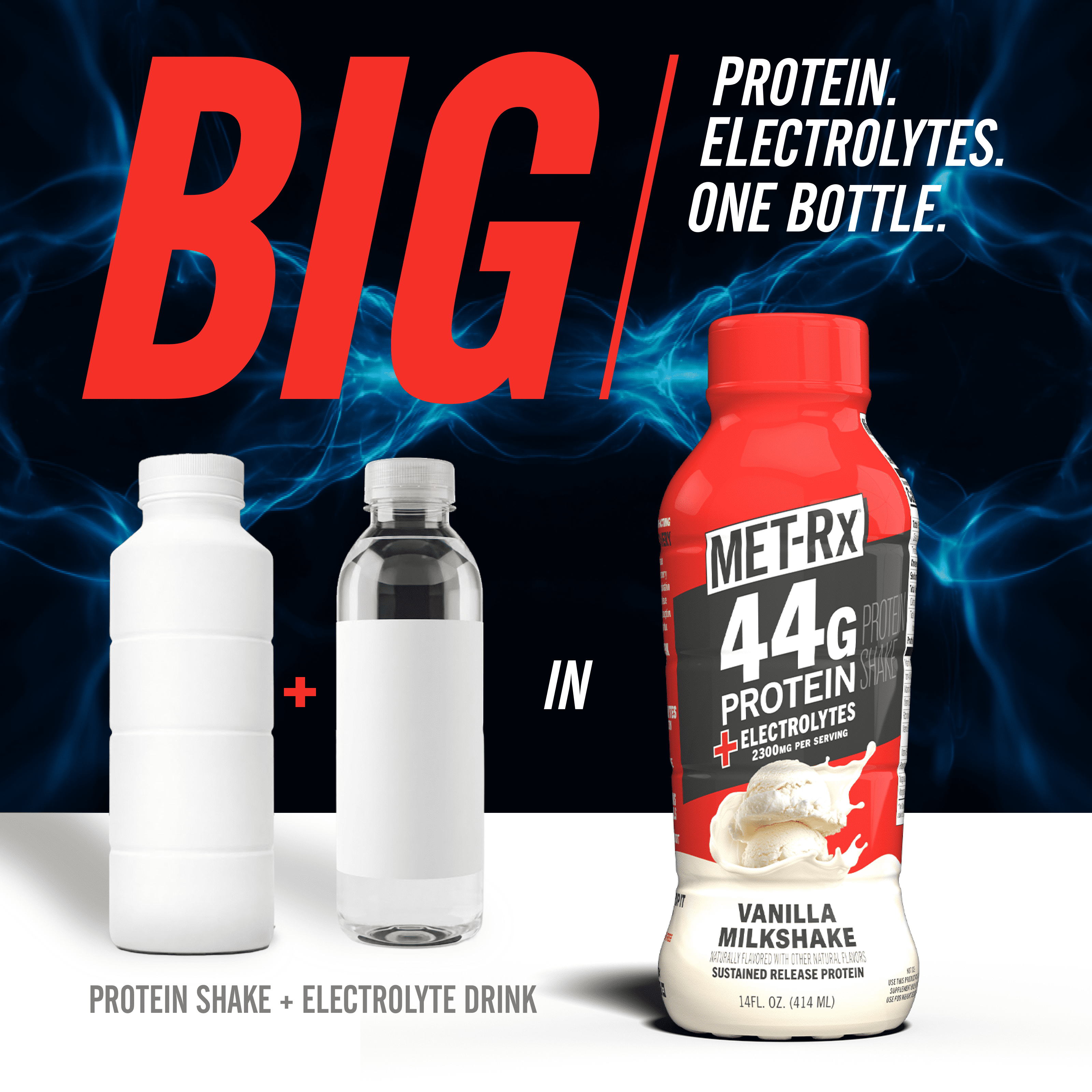 MET-Rx Vanilla RTD 44g High Protein Shake 1ct