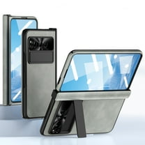 Dteck for Google Pixel Fold Case, Hinge Protection Kickstand Military Grade Drop Protection Full Body Hybrid Shockproof Protective Rugged Cover with Built-in Screen Protector for Pixel Fold,Gray