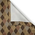 thumbnail image 4 of Ambesonne Earth Tones Grommet Curtain Single Panel, Lozenge Pattern, 50"x60", Brown Yellow, 4 of 5