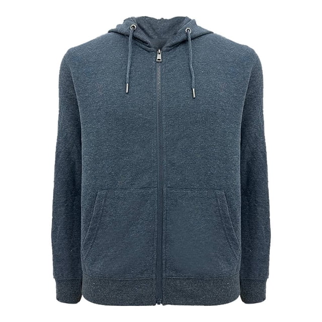 Sudadera George Talla EG Sustentable con Capucha Lisa Azul Marino