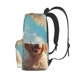 thumbnail image 3 of Disketp Cute Angel Winged Dog Mochila Escolar de Gran Capacidad y Peso Ligero, Mochila de Viaje Ideal para Escuela, Trabajo y Uso Diario, Cómoda y con Estilo, 3 of 8