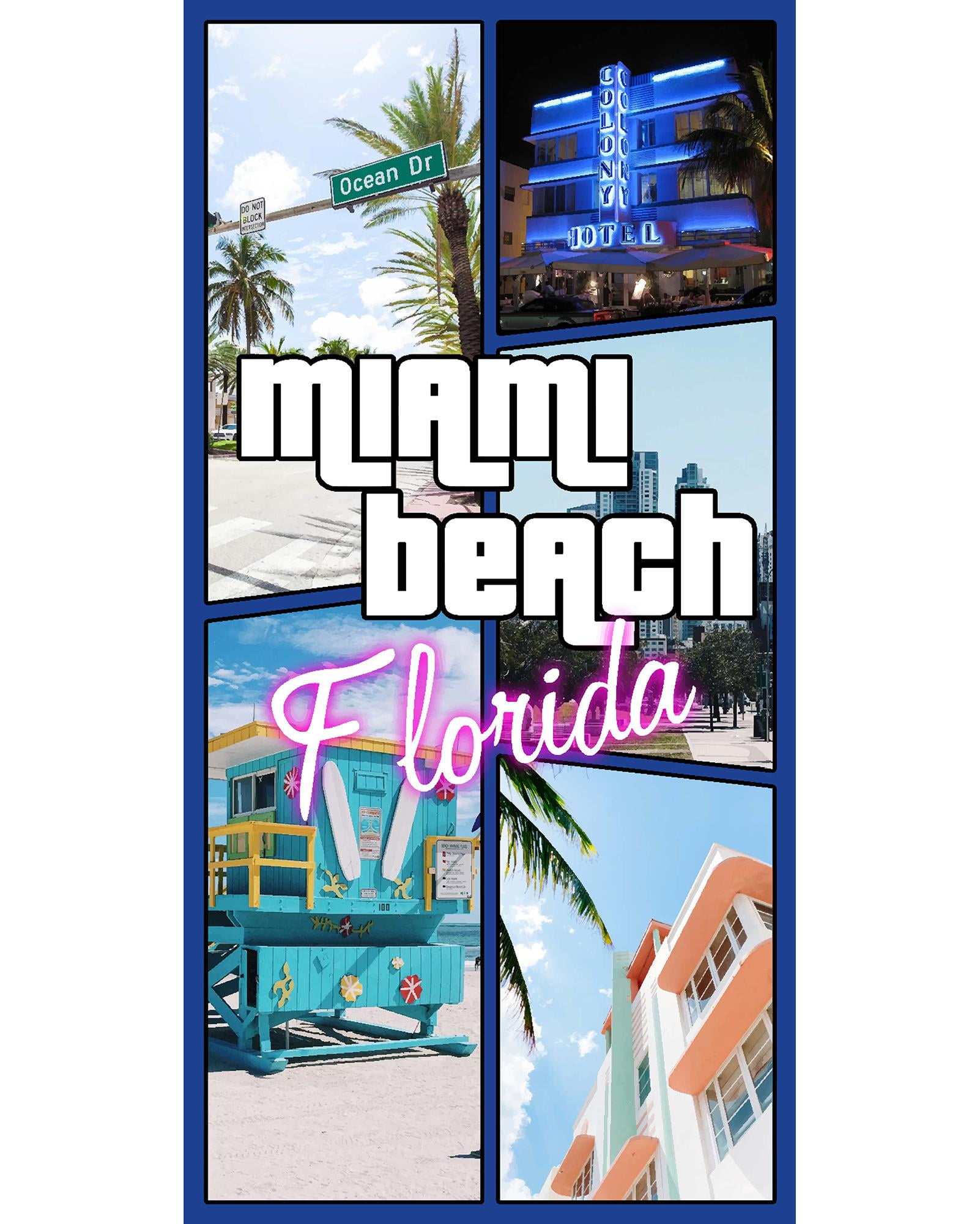 GTA Miami Beach Towel (30x60) - 0338 – Island Gear