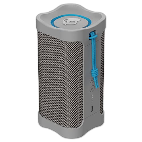 Skullcandy Terrain Altavoz Bluetooth inalámbrico - Altavoz portátil impermeable IPX7 con radiadores pasivos personalizados duales, batería de 14 horas, muñequera de nailon y estéreo inalámbrico verdad