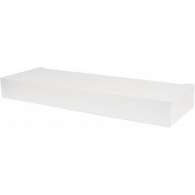 Hillman Fasteners 229998 18 in. High & Mighty Modern Floating Shelf, White