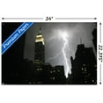 thumbnail image 3 of New York City - Lightning Storm Wall Poster with Push Pins, 22.375" x 34", 3 of 3
