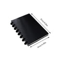 thumbnail image 3 of Plain Color Button Fastened A5 Ring Notebook, Reusable Ring Binder Journal, School Office Meeting Planner, Multi Color Cover, Removable Pages For Easy Organizing, Durable Everyday Use, 3 of 6