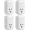 1125 Jules, variant on 1Pack White 3 Prong Single Outlet Surge Protector Adapter