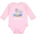 thumbnail image 3 of Inktastic My Safta Loves Me to the Moon and Back Elephant Family Boys or Girls Long Sleeve Baby Bodysuit, 3 of 5