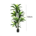 thumbnail image 3 of Artificial Dracaena Plant,4/5FT Decorative Fake Tree in Pot with Adjustable Branches and Leaves,Faux Dragon Tree Indoor Floor Plant for Home Decor Office Living Room Porch Housewarming, 3 of 6