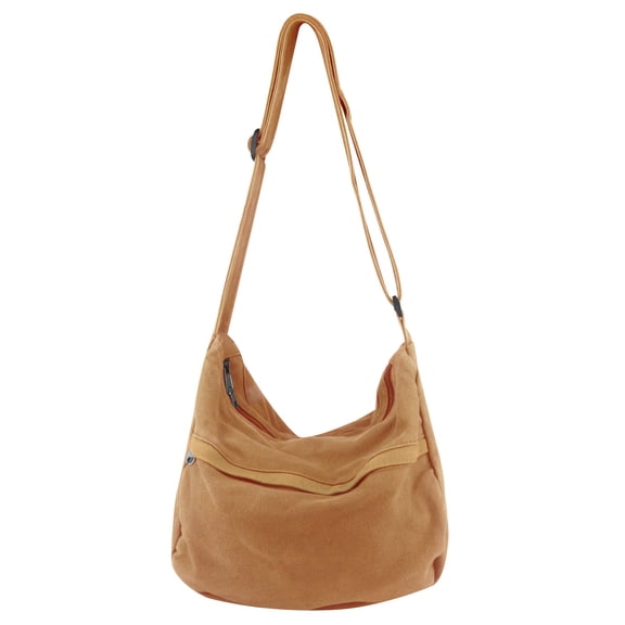 Omlopp Canvas Casual Messenger Bag Hobo Crossbody Bag Canvas Shouder Tote Handbag for Women and Men