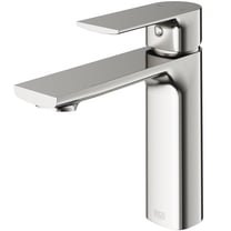 VIGO Davidson Single Handle Single-Hole Bathroom Faucet in Brushed Nickel