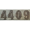 thumbnail image 3 of Lulu Decor, Cast Iron House Number 2 Antique Brown Finish with Fleur De Lis (# 2), 3 of 4