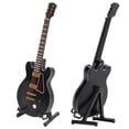 thumbnail image 3 of Guitar Model, Highly Simulation Mini Guitar Model Cat Shape Miniature Musical Instrument Guitar Model Gift With Stand, 3 of 8