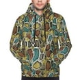 thumbnail image 4 of Hoodies for Men - Camouflage snake Print Long Sleeve Comfrt Men'S Fashion Hoodies & Sweatshirts, Sweatshirts for Men Hoodies Pullover Clothing Clothes with Pouch, 4 of 7