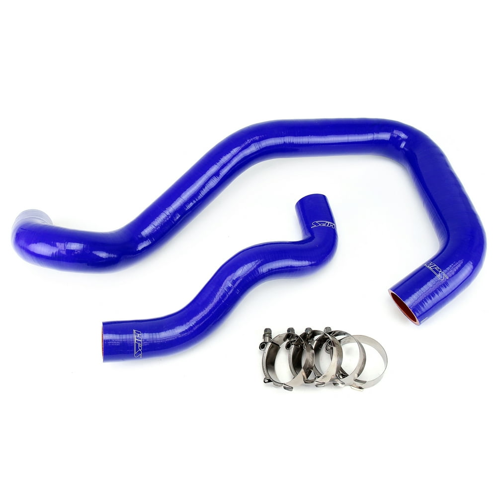 HPS Blue Reinforced Silicone Radiator Hose Kit Coolant for Ford 0307