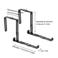 thumbnail image 2 of Support de Suspension Extérieur Ajustable Robuste pour Jardinières et Pots de Fleurs, Universel, Montage Mural, Jardin, Balcon, Fenêtre, Support Monté, 2 Pcs, 2 of 6
