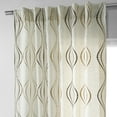 thumbnail image 3 of Suez Bronze Embroidered Faux Linen Sheer Curtain (1 Panel), Suez Bronze, 50W X 120L, 3 of 9