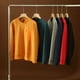 thumbnail image 2 of Suéter deportivo y de ocio de algodón para exteriores de otoño para hombre, con cuello redondo, pegamento prensado y sudadera con capucha con bolsillo en contraste, 2 of 5