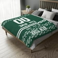 thumbnail image 2 of New York J Throw Blanket Custom Name and Number Blanket for Men Women Boy Gifts, 2 of 5