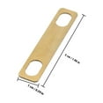 thumbnail image 2 of OULII 1Set Metal Guitar Neck Gasket Brass Shims Practical Guitar Supplies Replacement, 2 of 8