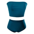 thumbnail image 4 of Swimsuit for Women Push Up Bikini Top Tummy Control Bathing Suit High Cut Mid Rise Sporty Swimwear, 4 of 4