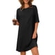 thumbnail image 1 of Vestido MEROKEETY para mujer 2025, verano, manga corta, negro, S, 1 of 9