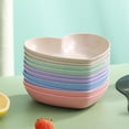 thumbnail image 5 of FNNMNNR Spit Bone Dish 1 Set Wide Application BPA Free Useful Heart-Shaped Fruit Dessert Snack Plate Serving Tray, 5 of 5