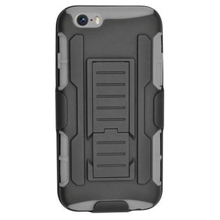 Insten Car Armor Stand Dual Layer Hybrid Case with Holster for iPhone 6 / 6s -