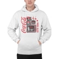 thumbnail image 2 of Officially Licensed Coca Cola Retro Americana Design Men's Hoodie, 2 of 3