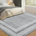 thumbnail image 2 of Haperlare Geometric Modern Area Rugs for Living Room Machine Washable Soft Rugs for Bedroom Grey Low Pile Family Room Rug,8'x10', 2 of 7