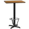 thumbnail image 2 of Flash Furniture 24" x 30" Laminate Top Pub Table in Mahogany, 2 of 4