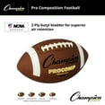 thumbnail image 4 of Champion Sports Official Size Composite Football, Brown, 4 of 9