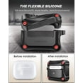 thumbnail image 3 of Fintie Silicone Case for Apple Airpods Pro 2019, [Front LED Visible] Reinforced Corner Bumper Shockproof Protective Cover Skin with Carabiner Support Wireless Charging, Black, 3 of 7