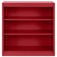 thumbnail image 3 of Sandusky Welded Steel Freestanding Bookcase Storage Cabinet, Red, 3 of 6