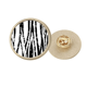 thumbnail image 1 of Textura pincelada línea vertical Broche de oro metálico circular, 1 of 3