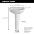 thumbnail image 3 of American Standard Evolution Pedestal Leg in White, 3 of 3