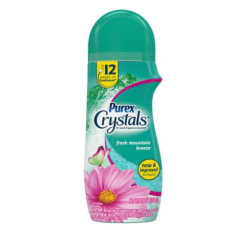 Purex Crystals In-Wash Fragrance and Scent Booster, Fresh Mountain Breeze, 15.5 Ounce
