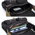 thumbnail image 5 of Gootium Canvas Messenger Bag Vintage Crossbody Shoulder Bag Military Satchel, Black, 5 of 5