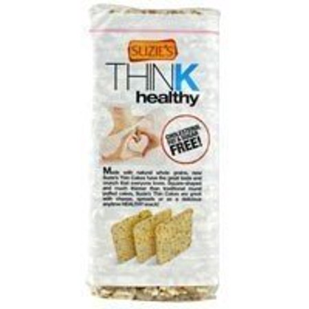 Suzie's Whole Grain Thin Cakes Spelt And Flax Seeds, 4.6 Oz.