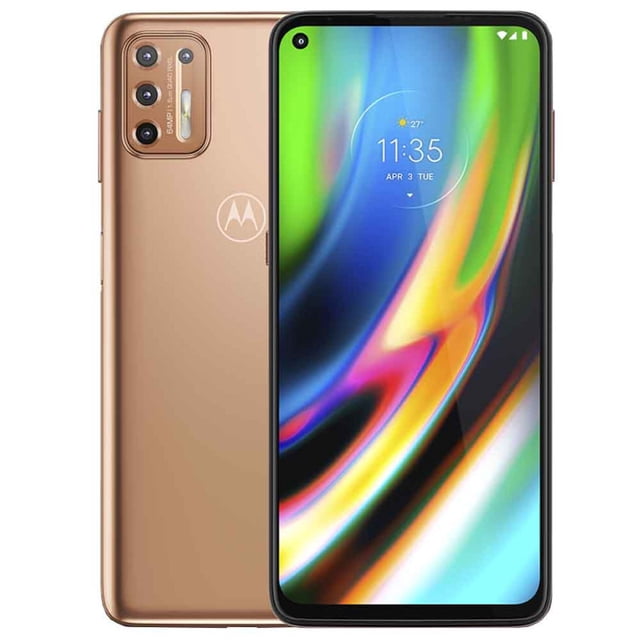 Smartphone Motorola Moto G9 Plus 128GB Dual Sim 4GB Ram Rosa Champagne Desbloqueado