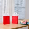 thumbnail image 4 of CCOCC 25 Pack Small Red Gift Bags with Handles-6" Recyclable Paper Goodie Bags for Party Favors,Kids Birthday,Weddings,Christmas,Valentine’S Day, 4 of 7
